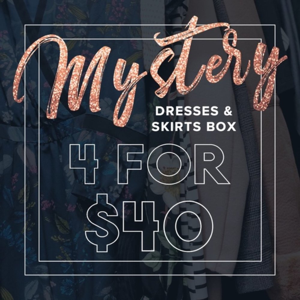 4 Dresses/Skirts/Accessories for $40 Mystery Box